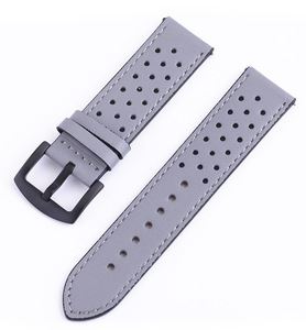 Bracelet de remplacement en cuir véritable 18mm 20mm 22mm 24mm Bracelet de montre intelligent pour Samsung <span class=keywords><strong>HUAWEI</strong></span> - Product Image 5