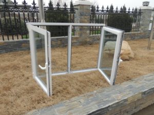PVC/UPVC 기울기와 회전 유리 창, PVC/UPVC 창 및 문의 유럽 스타일 - Product Image 6