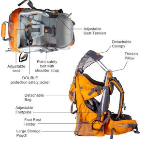 Muestra Gratuita al por Mayor: Portabebés Ergonómico Portátil para Senderismo y Viajes, Asiento de Cadera para Niños, Manos Libres para Padres, Portabebés de Hombro para Exteriores - Product Image 2