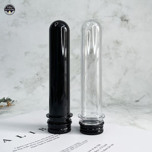 Tubo de prueba vacío de grado alimenticio, embalaje transparente de PET con tapa de aluminio - Product Image 1