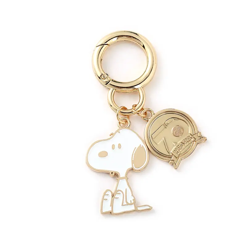 Tùy chỉnh động vật dễ thương phim hoạt hình Keychain Kawaii kim loại khuyến mại Dog Móc chìa khóa