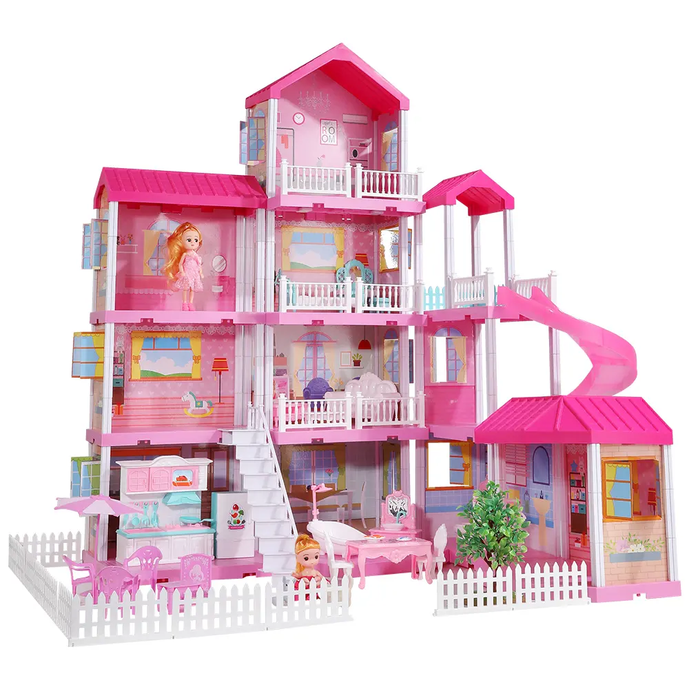 女の子のおもちゃの家はおもちゃのふりを組み立てます2020
