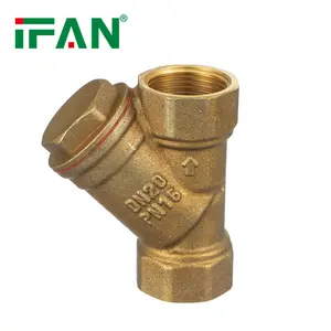 IFAN Advanced German Technology Forged 1/2 4 Inch Filter Y Type Strainer Valve Plumbing Materials Brass Filter Valve