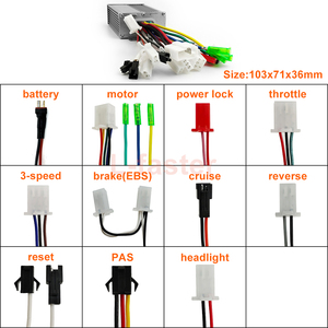 En Stock en EE. UU. y Almacén en Europa Kit de Motor Eléctrico de Baja Velocidad con Engranaje para <span class=keywords><strong>Carretilla</strong></span> o Scooter 24V 36V 48V 350W con <span class=keywords><strong>Rueda</strong></span> Todoterreno de 14.5 Pulgadas - Product Image 5