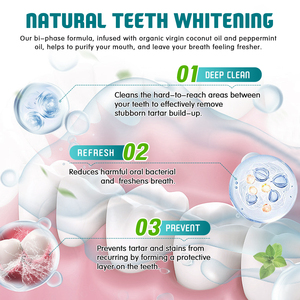 Aliver 30P Xách Tay Ayurvedic Hàng Ngày Swish Kéo Dầu Răng Tự Nhiên Rửa Sạch Làm Trắng Dừa Kéo Dầu Cho Sức Khỏe Răng Miệng - Product Image 5