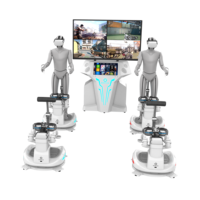 FuninVr 360 Degrés Vue Vr Tapis Roulant Tir Équipement De Jeu Parc D'attractions Simulateur Vr Avec Machine De Jeu Commerce Pas Cher