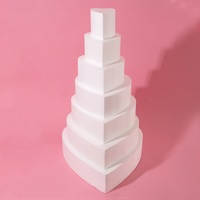 Maquettes de gâteaux ovales blanches en mousse de pulpe moulée, écologiques, de haute qualité, taille et épaisseur personnalisables, qualité alimentaire, pièce unique