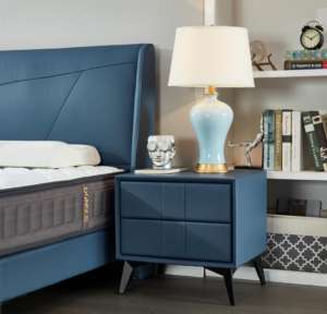 Kasur Bet Set diskon besar arang bambu Euro bantal saku atas musim semi tempat tidur rumah Ukuran Raja furnitur rumah - Product Image 4