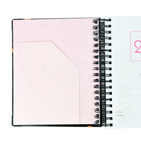 Carnet métallique personnalisé a5 carnet rigide journal catalogue planificateur agenda agenda organisateur carnet à spirale pour cadeaux