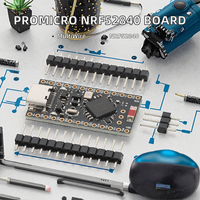 Carte de développement EC-Buying ProMicro NRF52840 WiFi 2.4G BT 5.0 Nice Nano V2.0 avec module de gestion de charge et communication USB