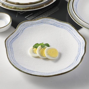 Assiettes rondes en mélamine blanches, couleur unie, pour hôtels et restaurants, vaisselle en plastique durable pour usage commercial - Product Image 4