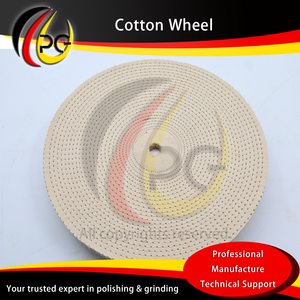 Fabrication de fournitures 6-15mm d'épaisseur forme coton polissage roue outils de polissage Durable bonne force de coupe pour le traitement de Surface métallique - Product Image 3