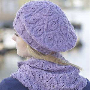 <span class=keywords><strong>Béret</strong></span> en tricot personnalisé OEM pour <span class=keywords><strong>femme</strong></span>, 100 % laine, <span class=keywords><strong>béret</strong></span> ajouré pour <span class=keywords><strong>femme</strong></span>, idéal pour l'automne et l'hiver - Product Image 2