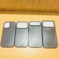 Coque de téléphone vierge mate noire à rainures, économique, pour iPhone 17, 17 Pro, 17 Pro Max, 16, 15, 14, 13, 12, 11
