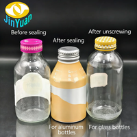 Fabricante Verificado, Muestras Gratis, Tapa de Aluminio ROPP Personalizada de 38*16.5mm con Revestimiento de TPE para Bebidas, Jugos, Refrescos y Agua