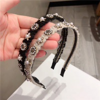 Conception populaire filles coréennes perle paillettes personnalisées paillettes élégant décontracté doux cheveux accessoires