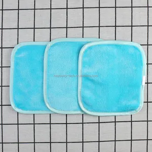 Многоразовое полотенце для снятия макияжа из микрофибры квадратной формы, волшебное средство для снятия макияжа из микрофибры, как ластик с индивидуальным логотипом