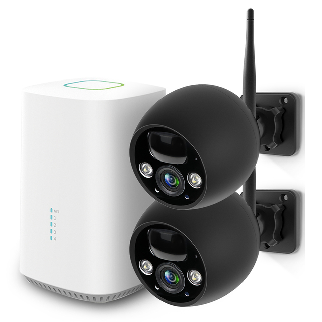 WESECUU WiFi NVR Kit IP Security Camera Set Night Vision Video Wifi Ip Wireless Outdoor Solar Powered Security Battery Camera