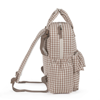 Sacs à langer et sacs d'accessoires pour poussette multi-usages à grande capacité, à carreaux personnalisés, pour femmes, sacs à dos pour mamans, imperméables