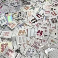Uñas Postizas Hechas a Mano de Alta Calidad, Uñas Acrílicas para Usar, Lote Mixto de Uñas Postizas