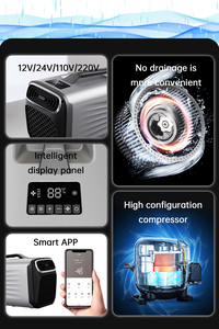 Portable Outdoor Tent <b>Air</b> <b>Conditioner</b> AC 220V Smart Compressor Aircon 5200BTU for Cooler Camping RVF Car Truck <b>Mini</b> Portable Ten - Product Image 2