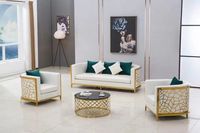 Canapé en or avec structure en acier inoxydable, de haute qualité et luxueux, pour hôtel, maison, chambre à coucher, ensembles de canapés modernes, canapé d'angle