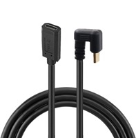 Pour montage sur panneau U forme Angle 20Gbps USB C mâle à femelle câble d'extension USB3.2