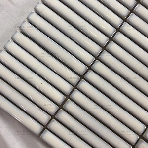 <strong>White</strong> Linear Convex <strong>Tile</strong> <strong>Mosaic</strong> Kitchen Backsplash Wall Art <strong>Mosaic</strong> <strong>Tile</strong> - Product Image 3