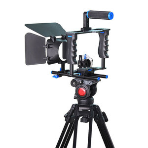 Cage pour caméra Yelangu pour 5D2 5D3 en alliage d'aluminium, rig vidéo portable avec Follow Focus et Matte Box - Product Image 5