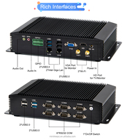 Mini PC industriel sans ventilateur Minitree-G5 I5 8250U I3 7167U Ordinateur embarqué X86 Mini ITX 2*Lans 1*COM 1*GPIO HD VGA Win10/Linux