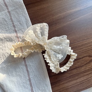 Bandeau en dentelle pour bébé, bandeau à nœud floral pour nouveau-nés filles, accessoires capillaires doux, élastiques et respirants, ne blesse pas la peau, accessoires photo - Product Image 4
