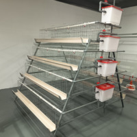 Système de cages en batterie pour poules pondeuses de type A à haute productivité pour la production d'œufs
