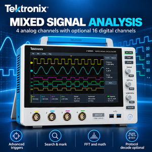 Osciloscopio de Señales Mixtas Tektronix MSO24 2-BW-200+R3 de 200MHz y 4 Canales, 2.5GS/s, Pantalla Táctil de 10M, Portátil, Resolución de 8 Bits, 1 Año de Garantía - Product Image 2