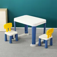 Tavoli e sedie da studio pieghevoli per bambini in plastica per bambini