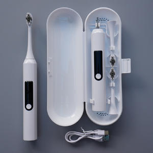 Cepillo de Dientes Eléctrico Sónico Personalizado, Carga Tipo C, Resistente al Agua IPX7, Batería Recargable, Blanco y Negro - Product Image 4