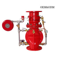 Vanne d'alarme pré-actionnée Xiangfa ZSFY-150 DN150 (fonte/acier inoxydable) pour incendies de classe A/B, accessoire d'équipement de lutte contre l'incendie