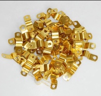 Pince de fixation en U pour câble métallique en acier inoxydable, aluminium et plastique, avec deux vis, mesure en pouces, traitement de surface galvanisé