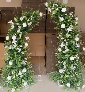 Y-OFA005 ดอกไม้ประดิษฐ์ขายส่งสำหรับตกแต่งซุ้มโค้งรูปตัว O ซุ้มดอกไม้งานแต่งงานสีขาว จัดดอกไม้สำหรับซุ้มแต่งงาน - Product Image 4