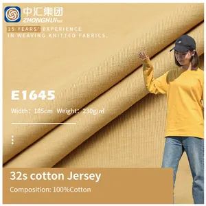 32S gekämmter reiner Baumwoll-Doppelgarn-Stricks toff auf Lager für T-Shirt