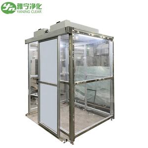 YANING modüler PVC vinil yumuşak duvar temiz oda muhafaza kabin taşınabilir prefabrik temiz kabin temiz oda - Product Image 4