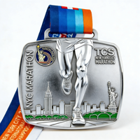 Souvenirs artisanaux, motifs variés personnalisés, médaille de course de vélo de montagne en alliage de zinc lisse avec musique