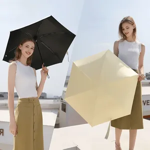 Mini Sombrilla Plegable Portátil, Protección UV, Impermeable, para Viajes y Exteriores, con Logotipo Personalizado, Proveedor Chino - Product Image 1