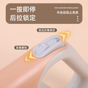 สายจูงสุนัขแบบยืดหดได้อัตโนมัติ 5 เมตร น้ำหนักเบา พกพาสะดวก สำหรับสุนัข - Product Image 3