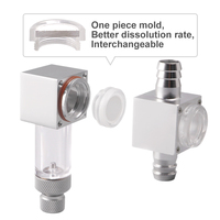 Diffuseur atomiseur de CO2 en acier inoxydable écologique OEM, réacteur externe pour aquarium, réservoir de poissons 12/16 mm 16/22 mm
