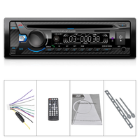 Estéreo para Auto de Un Solo DIN con CD, DVD, FM, MP3, MP5, Bluetooth Opcional y Panel Extraíble
