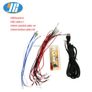 Haute qualité USB zéro retard encodeur carte bricolage boxe arcade jeu Console <span class=keywords><strong>PC</strong></span> Joystick contrôle pièce poussoir pour centres d'amusement - Product Image 3