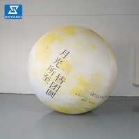 Le ballon gonflable de lune de grande planète gonflable de haute qualité allument le ballon de partie pour la décoration de vacances