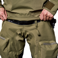 Combinaison de plongée sèche trilaminée respirante et légère pour plongée en grotte, taille personnalisable, imperméable, logo frontal, sans couture, 360g