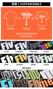 Ropa para Hombre, Colección Primavera Verano 2025, Marca de Moda Urbana, Tejido de Punto, Estilo Casual Holgado, Degradado con Diseño de Hojas, Manga Corta - Product Image 4