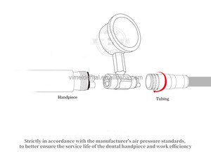 Medidor de presión de turbina Dental, manómetro de aire de alta baja velocidad, 2 y 4 agujeros, herramienta de medición para silla de laboratorio - Product Image 5